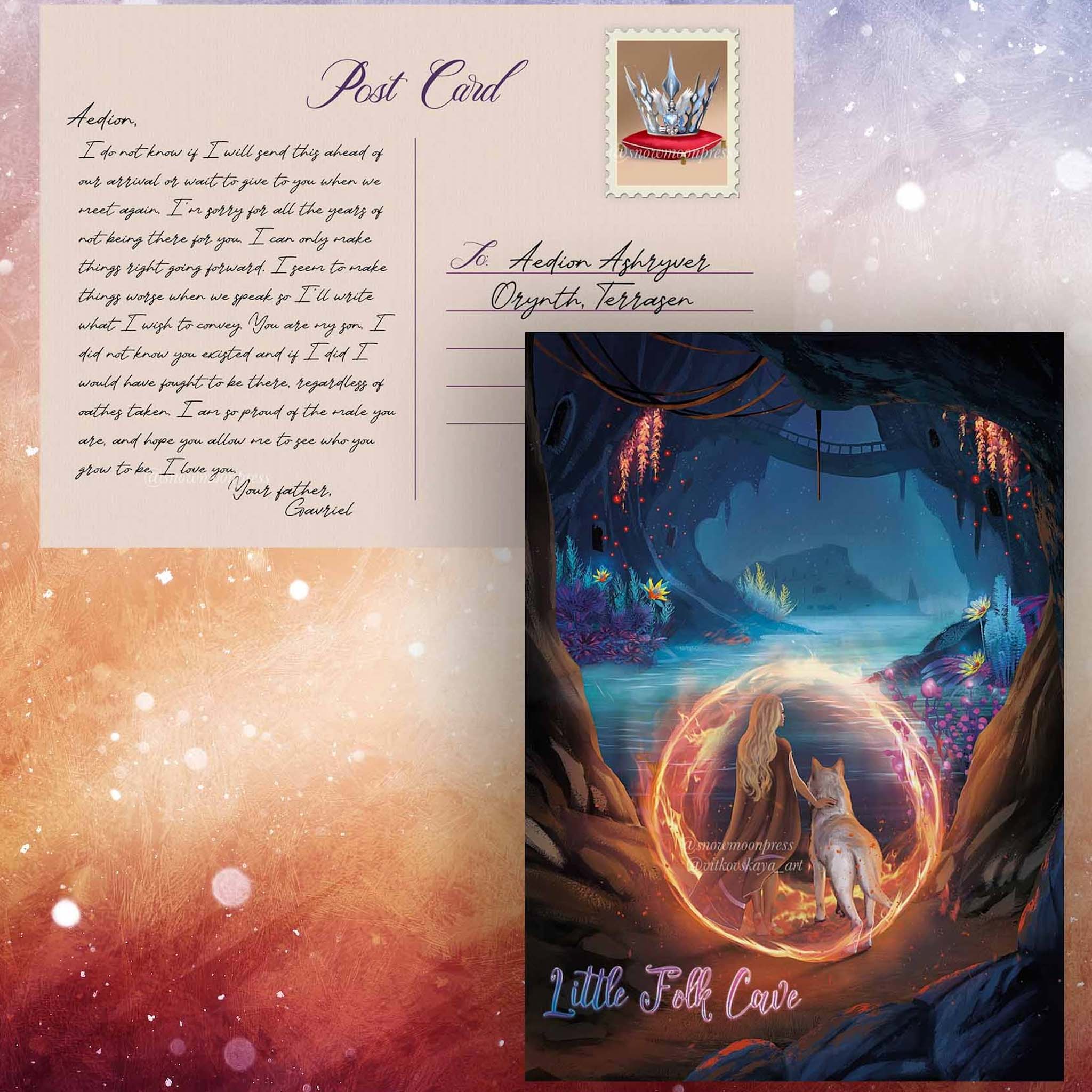 Postcard Bundle - 1-8 Rifthold, Skull’s Bay, Little Folk Cave, Doranelle, Endovier, Ilium