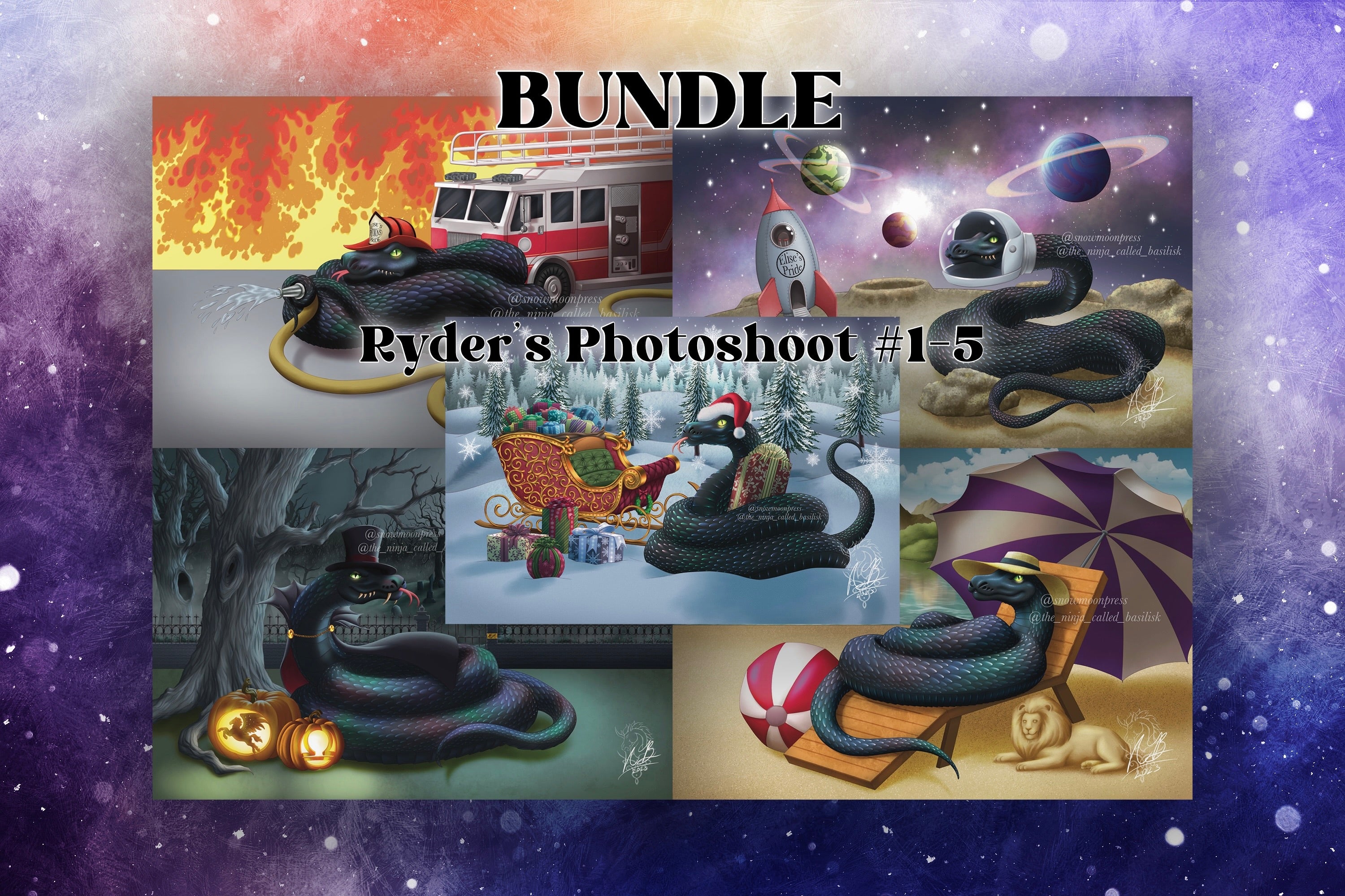 BUNDLE Ryder’s Photoshoot Art Prints #1-#5