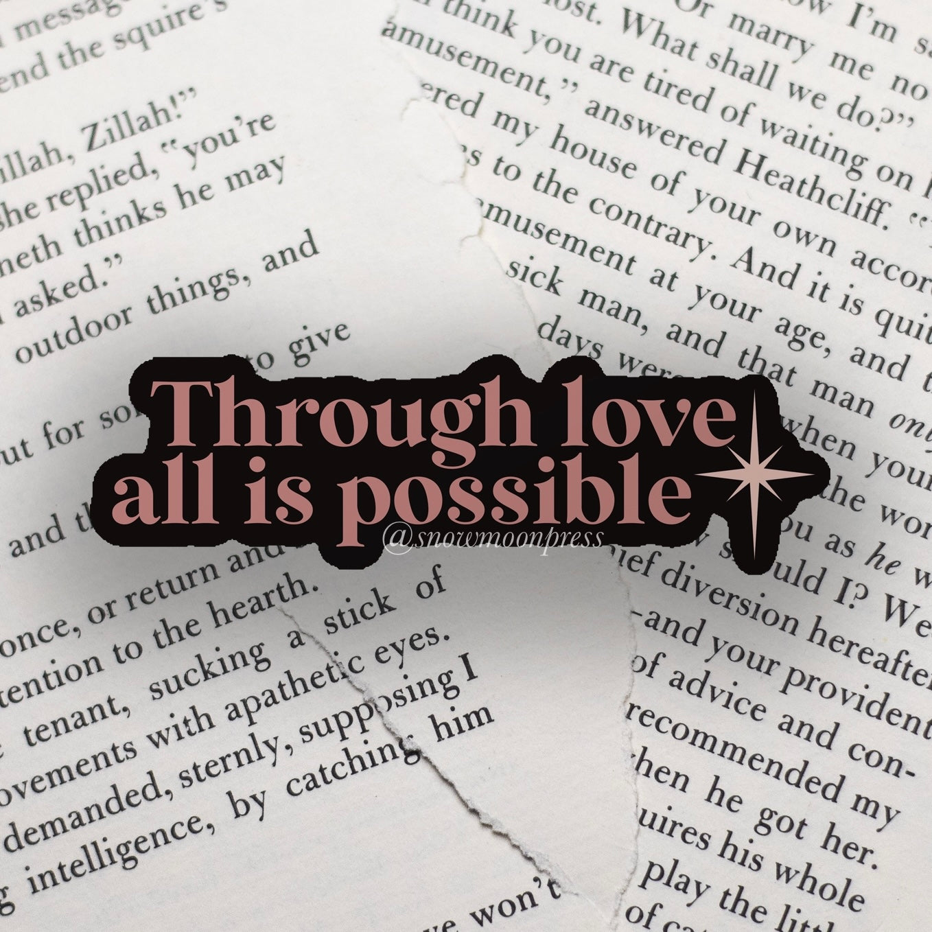 Through love all is possible