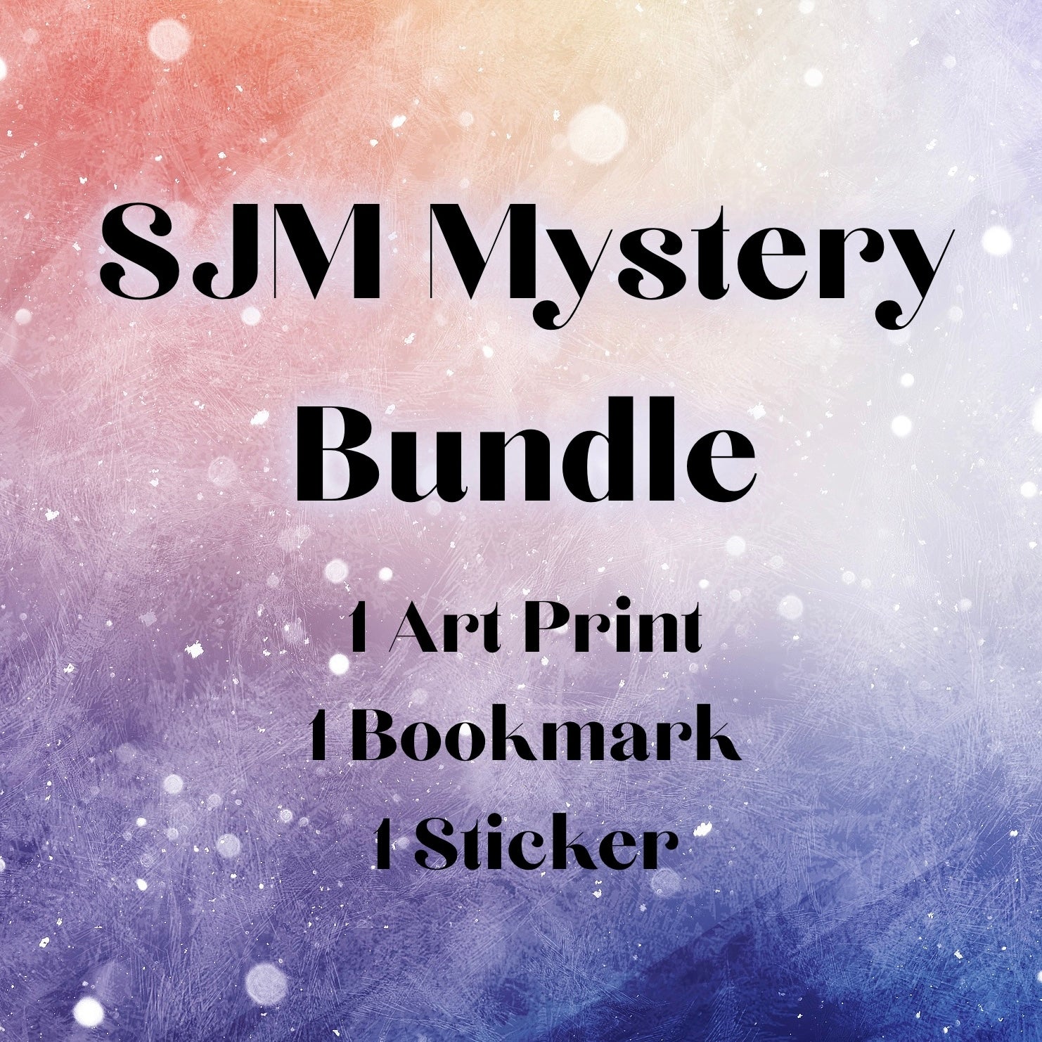 SJM Bundle - 1 of Each: Art Print, Bookmark, Sticker
