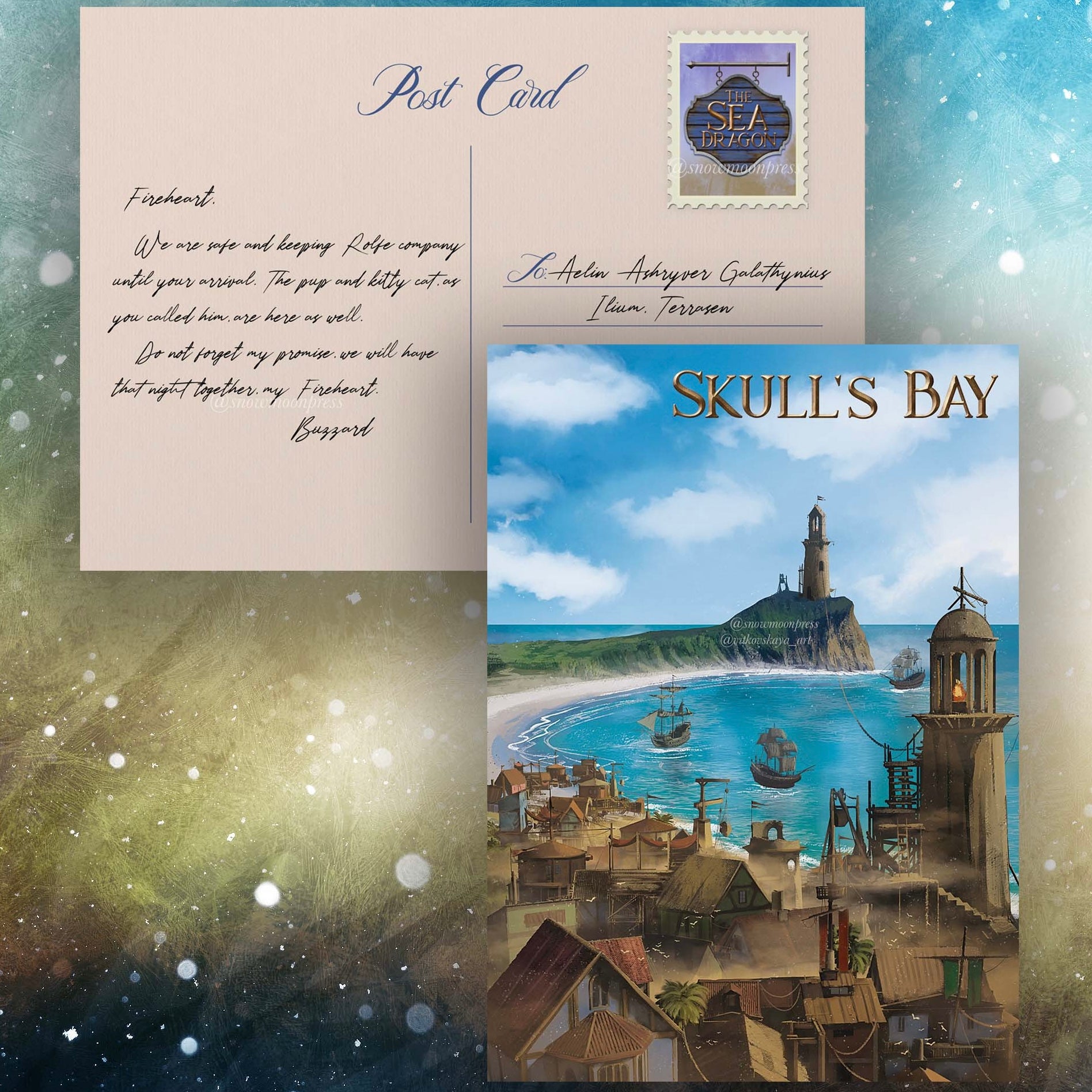 Skull’s Bay Postcard - From Rowan